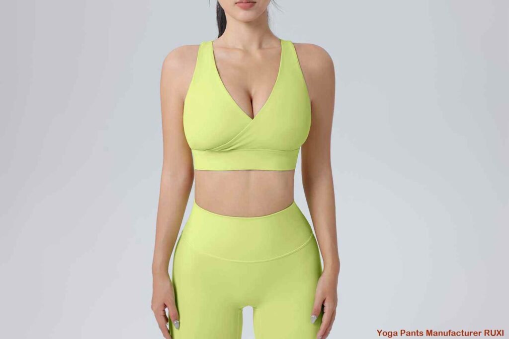 ໂສ້ງຂາສັ້ນໂຍຄະ Spandex RUXI