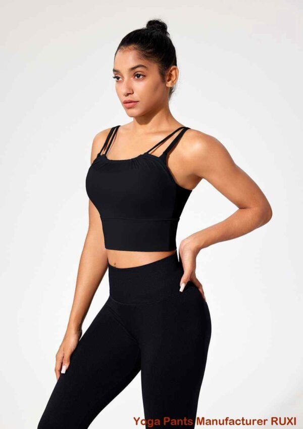 leggings ລຸ່ມກະດິ່ງສີດໍາ RUXI