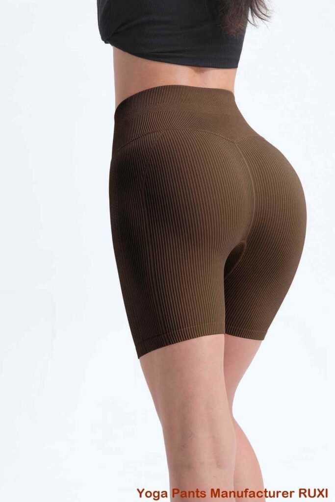 ສັ້ນ Yoga ສີເຫຼືອງ RUXI lg3449