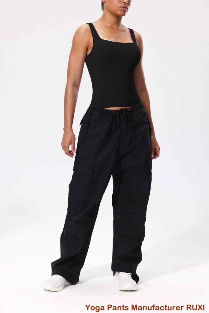 ໂສ້ງໂຍຄະ bootcut ສູງ RUXI